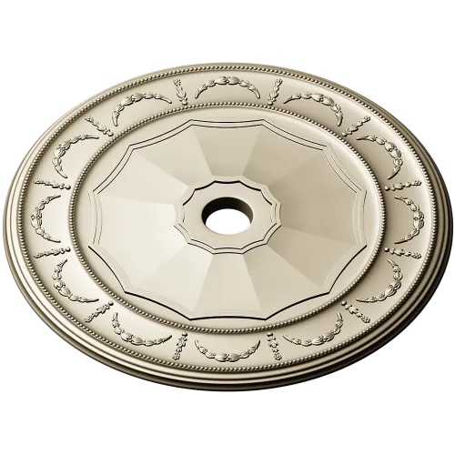 Classic Garland Ceiling Rosette - STL 3D model for CNC