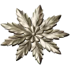 Laurel Star Rosette - STL 3D model for CNC