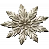 Laurel Star Rosette - STL 3D model for CNC