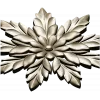 Laurel Star Rosette - STL 3D model for CNC