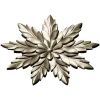 Laurel Star Rosette - STL 3D model for CNC