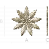 Laurel Star Rosette - STL 3D model for CNC