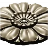 Floral rosette STL for CNC router