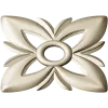 Floral Four-Petal Rosette - STL 3D Model for CNC