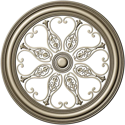 Aurelia Rosette - ornate round STL 3D model for CNC