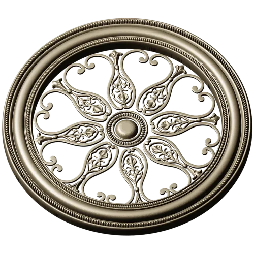 Aurelia Rosette - ornate round STL 3D model for CNC