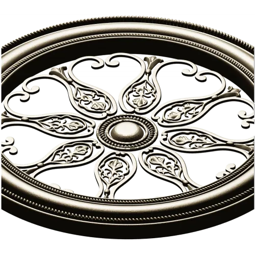 Aurelia Rosette - ornate round STL 3D model for CNC