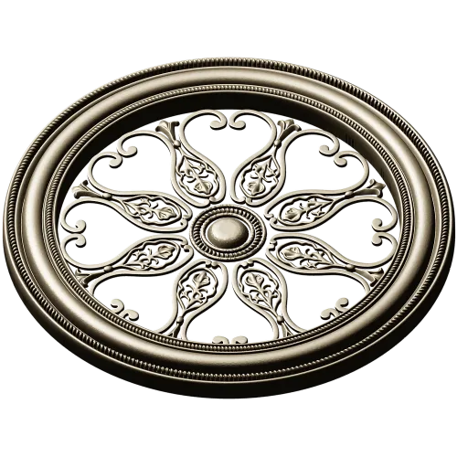 Aurelia Rosette - ornate round STL 3D model for CNC