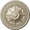 Classical Floral Rosette STL for CNC