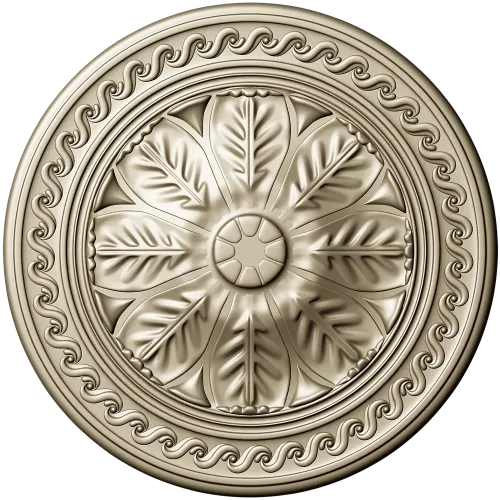 Classical Floral Rosette STL for CNC