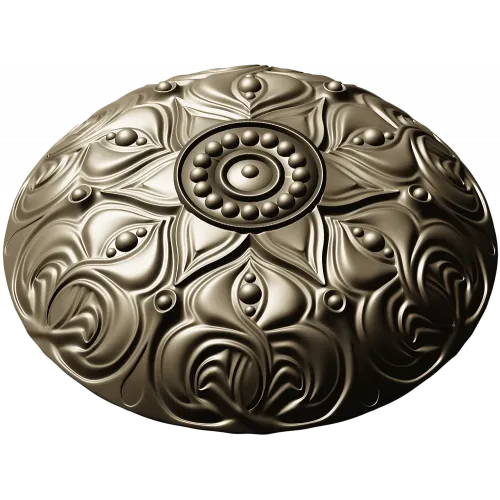 Decorative Acanthus Rosette STL for CNC