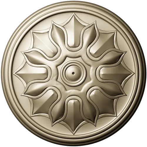 Sun Rosette STL for CNC Carving