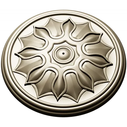 Sun Rosette STL for CNC Carving