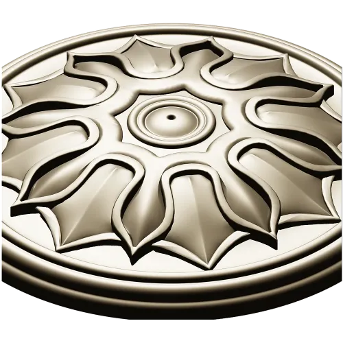 Sun Rosette STL for CNC Carving