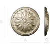 Sun Rosette STL for CNC Carving