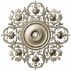 Baroque Floral Rosette - STL 3D Model for CNC