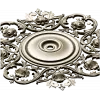 Baroque Floral Rosette - STL 3D Model for CNC