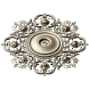 Baroque Floral Rosette - STL 3D Model for CNC