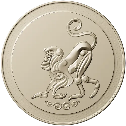 Aureate Monkey Rosette - STL 3D model for CNC milling
