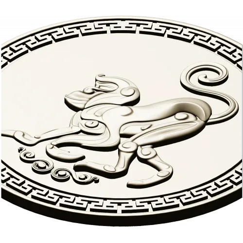 Aureate Monkey Rosette - STL 3D model for CNC milling