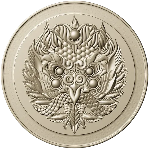 Розетка "Сирин" - круглый рельефный медальон STL для ЧПУ