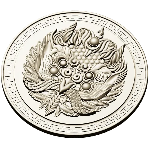 Розетка "Сирин" - круглый рельефный медальон STL для ЧПУ
