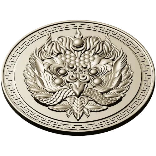 Розетка "Сирин" - круглый рельефный медальон STL для ЧПУ