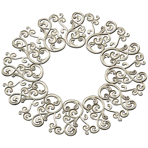 Ornamental Filigree Rosette STL for CNC
