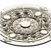 Regal Floral Rosette - ornate STL 3D model for CNC milling