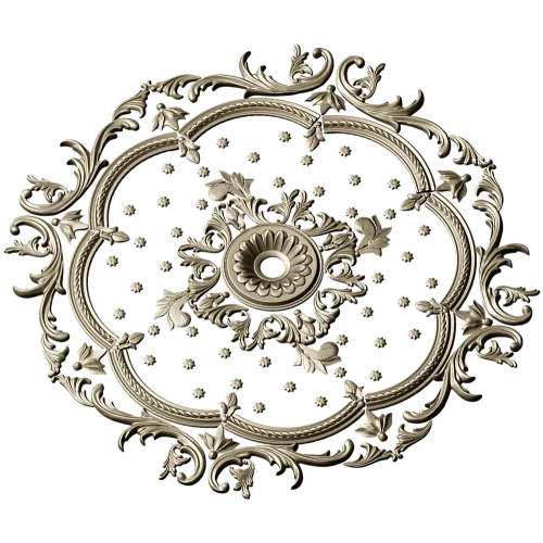 Классический круглый медальон для фрезеровки - stl модель