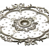Классический круглый медальон для фрезеровки - stl модель