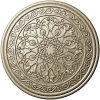 Орнаментальная круглая розетка - 3D STL для фрезеровки