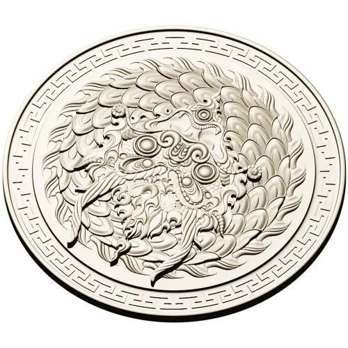 Imperial Dragon Medallion - high-relief STL for CNC