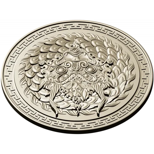 Imperial Dragon Medallion - high-relief STL for CNC