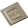 Florentine Square Rosette - STL 3D model for CNC carving