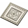 Florentine Square Rosette - STL 3D model for CNC carving