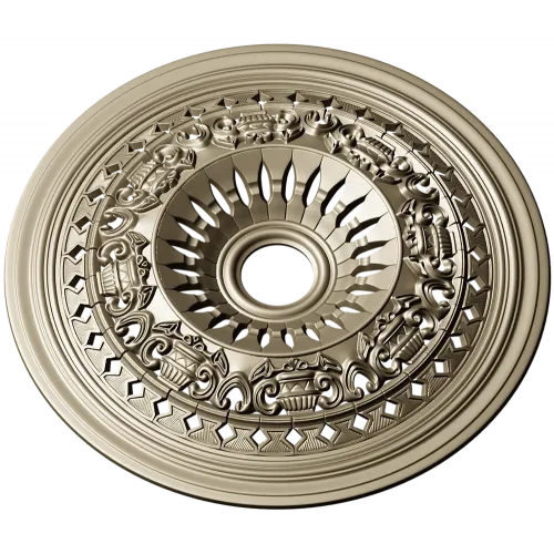 Классическая потолочная розетка - 3D STL для ЧПУ