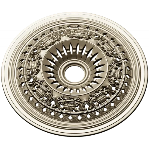 Классическая потолочная розетка - 3D STL для ЧПУ