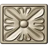 Square Floral Rosette STL for CNC Routing