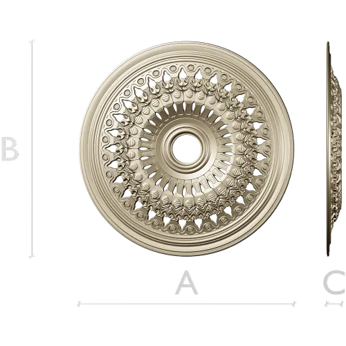 Розетка "Солярис" - 3D модель STL для ЧПУ