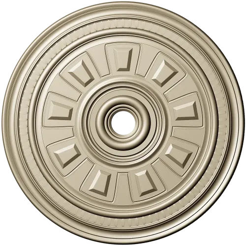 Ceiling Rosette STL - Classical Sunburst Medallion