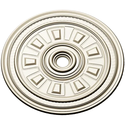 Ceiling Rosette STL - Classical Sunburst Medallion