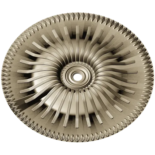 Sunray Rosette - STL 3D Model for CNC