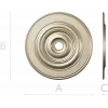 Classic Concentric Rosette STL for CNC