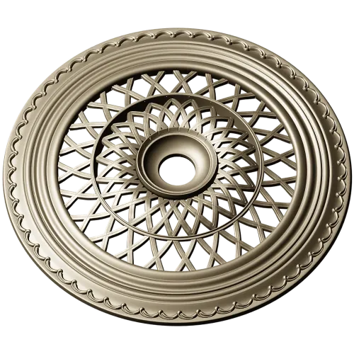 Lattice Sun Rosette - STL 3D model for CNC carving
