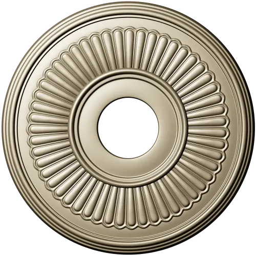 Sunray Rosette - 3D STL model for CNC carving
