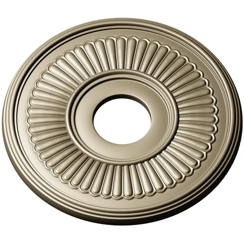 Sunray Rosette - 3D STL model for CNC carving
