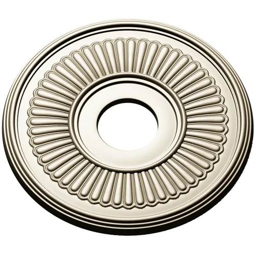 Sunray Rosette - 3D STL model for CNC carving