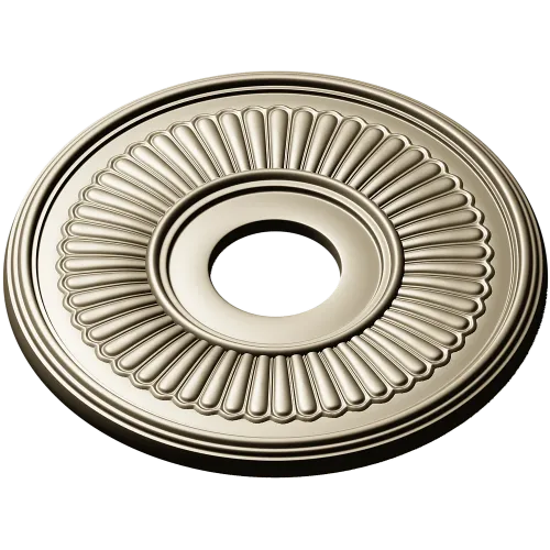 Sunray Rosette - 3D STL model for CNC carving