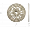 Acanthus Sun Rosette - STL 3D model for CNC milling